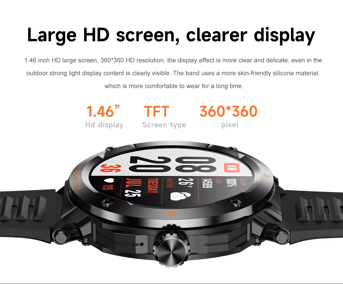 NFC Smart Watch Wireless Earph - Earbuds Charging Case recension och pris