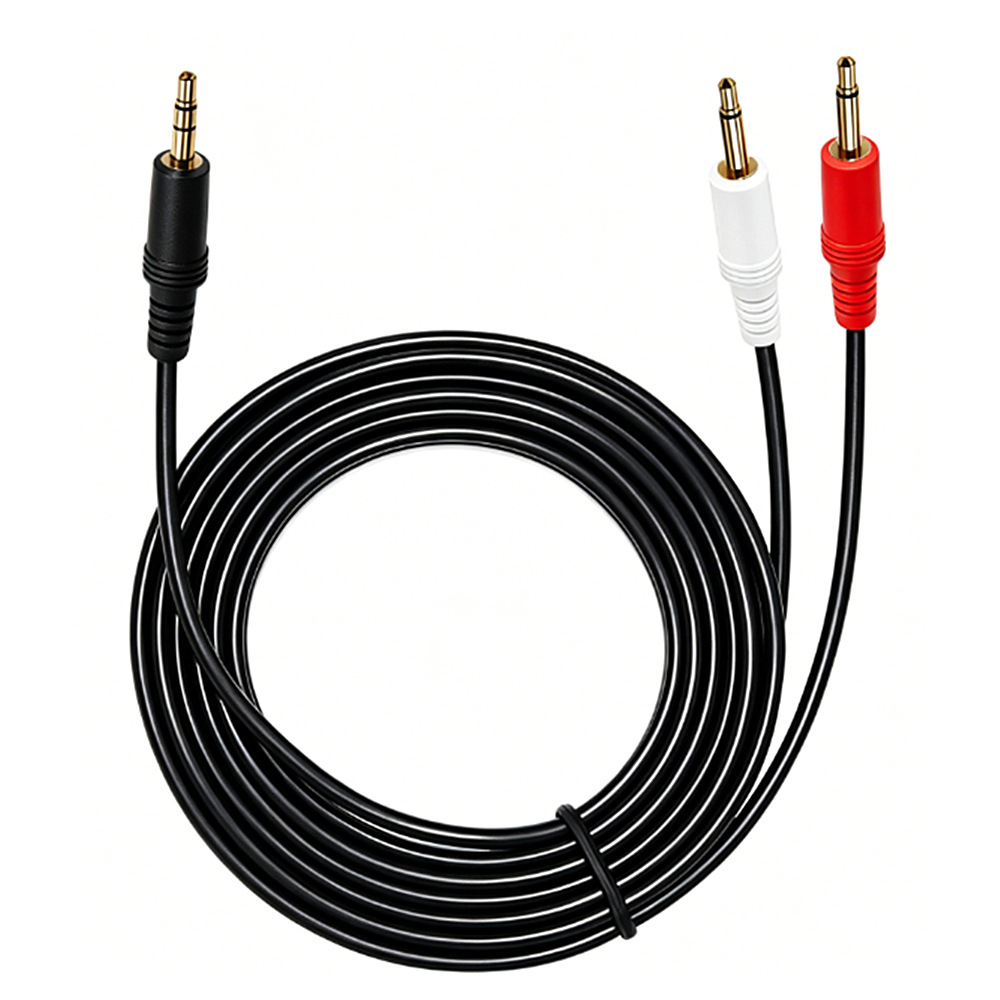 3.5mm TRS Stereo Male To Dual  - Cable Extension 3.5 recension och pris