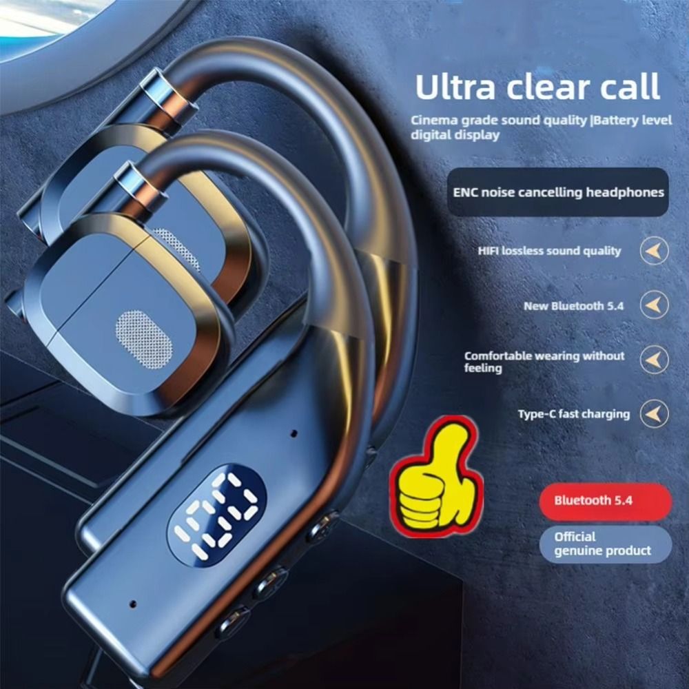 New Bluetooth 5.4 Wireless Blu - Bluetooth Headset On Ear recension och pris