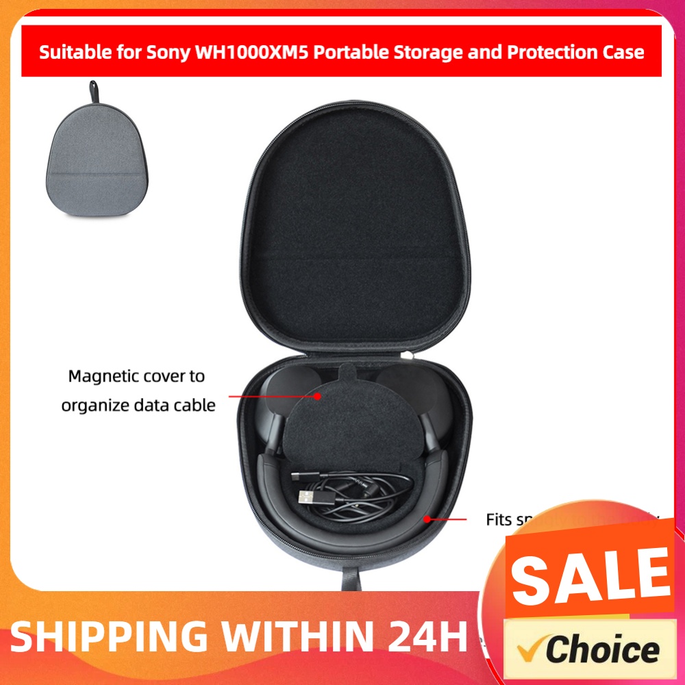Hard Carrying Case Shockproof  - Headphone Case Hard recension och pris