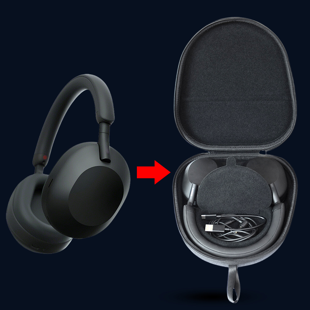 Hard Carrying Case Shockproof  - Headphone Case Hard recension och pris