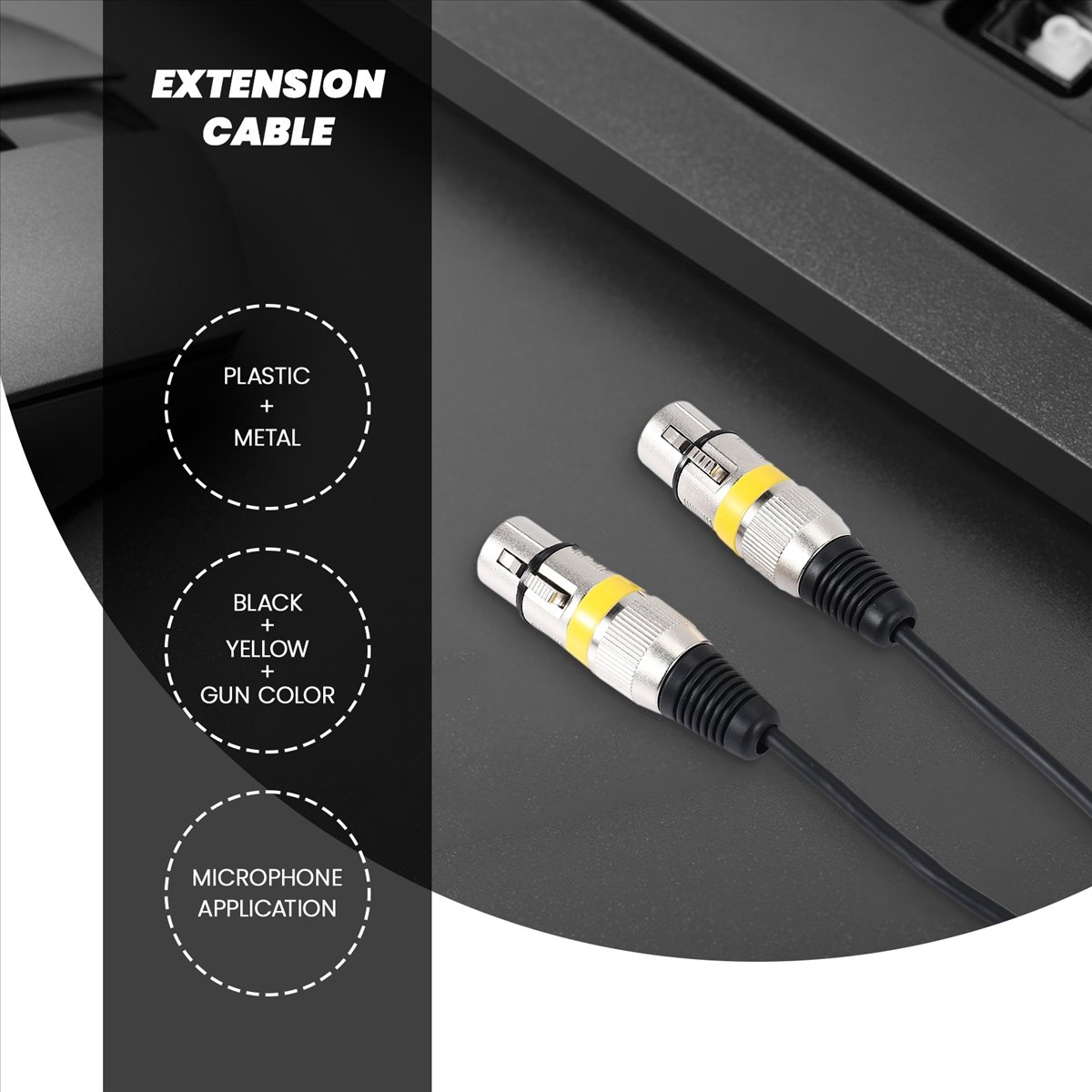 A003 30Cm 3Pin Xlr Male to 2 X - Audio Splitter Y recension och pris