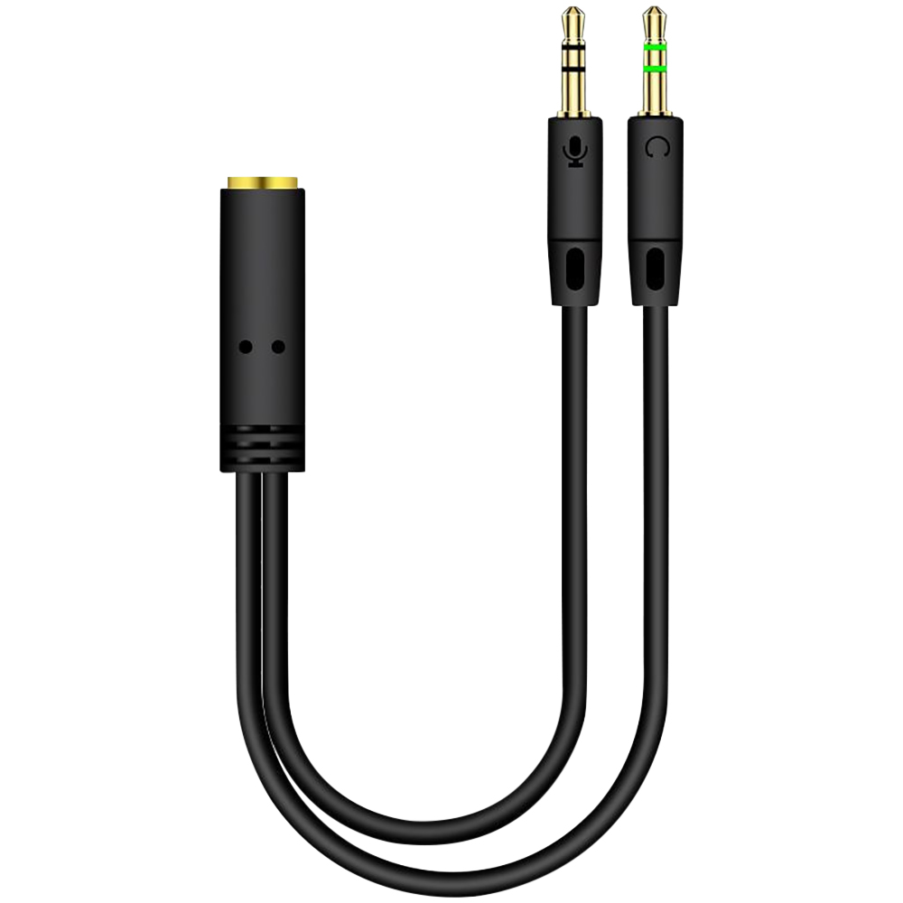 3.5mm Jack 2 Male To 1 Female  - Audio Splitter Y recension och pris