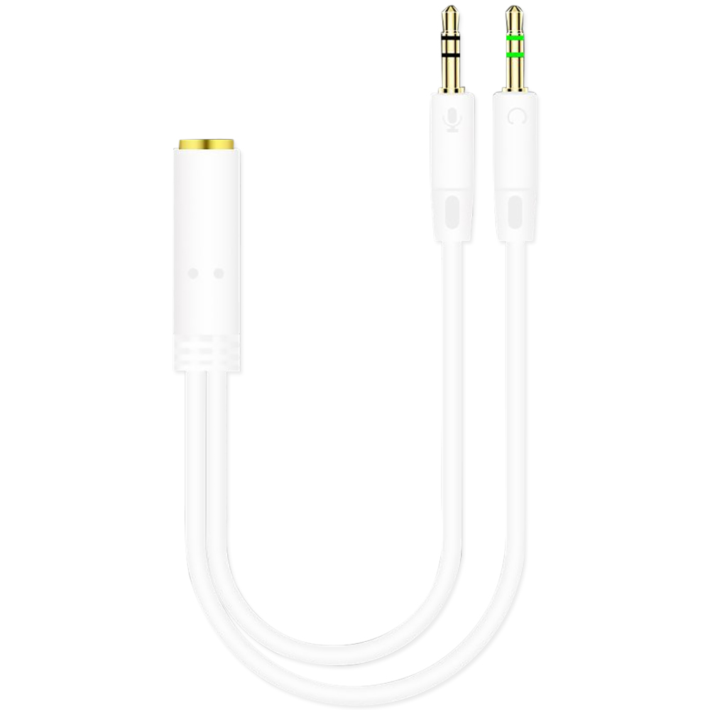 3.5mm Jack 2 Male To 1 Female  - Audio Splitter Y recension och pris